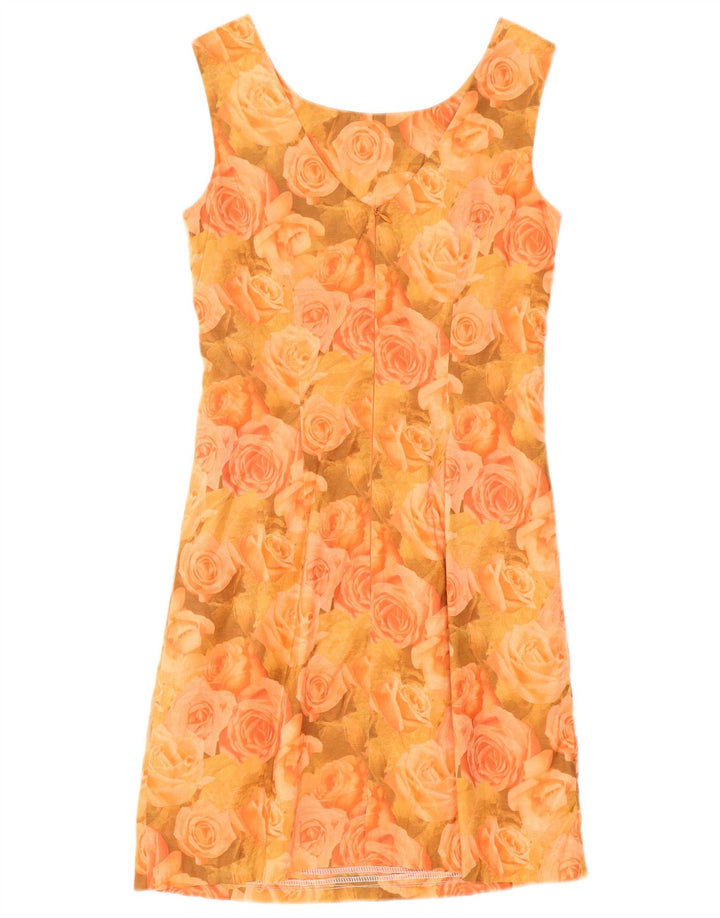 Fox's Dame Ærmeløs Skede Kjole EU 36 Small Orange Floral