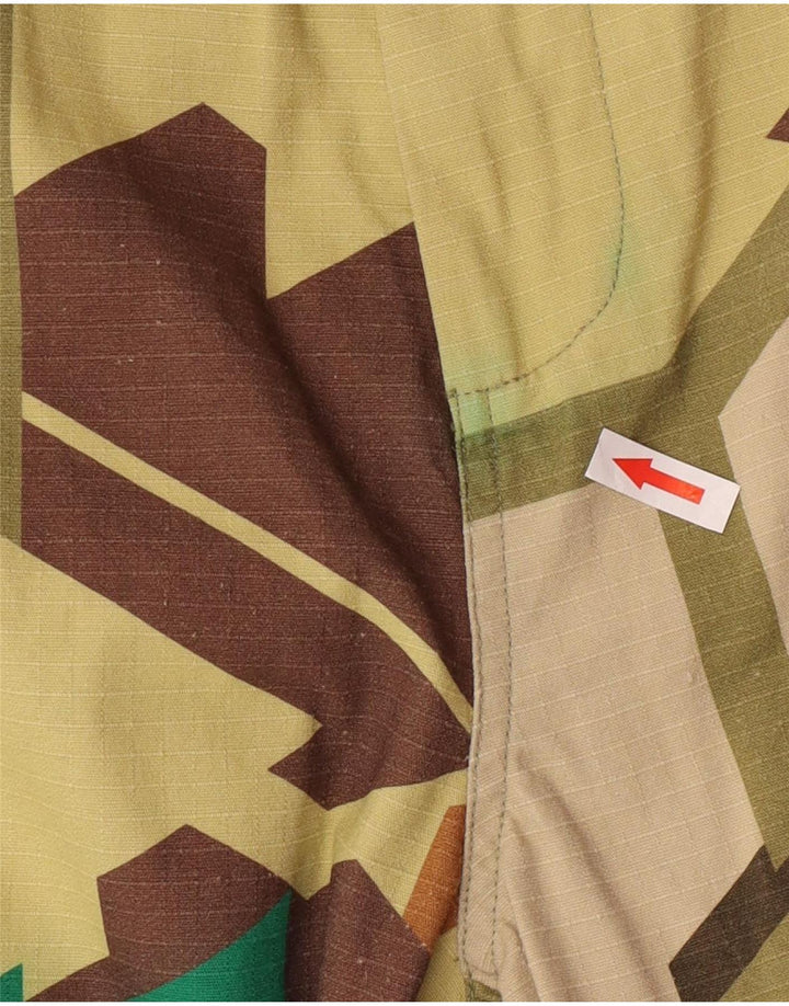Vintage Herre Cargo Bukser Medium W32 L28 Flerfarvet geometrisk bomuld