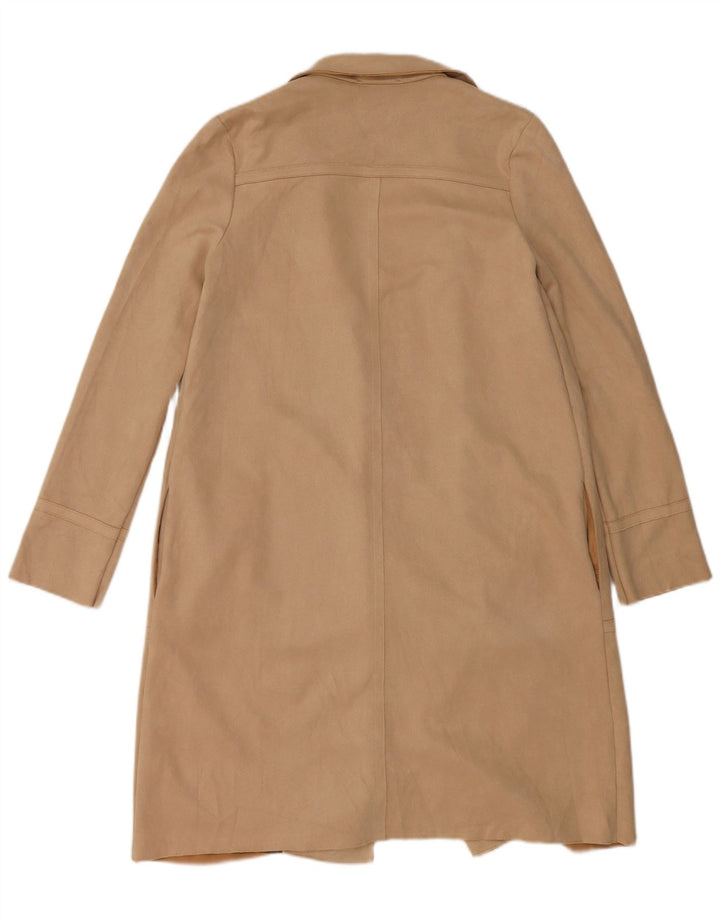 Zara Dame Overfrakke UK 10 Small Beige