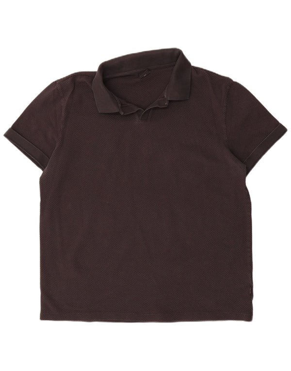 Hugo Boss herre poloshirt 3XL sort bomuld