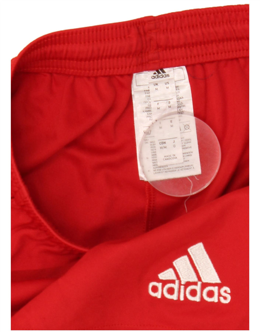 Adidas Herre Sportshorts Medium Rød Polyester Sports