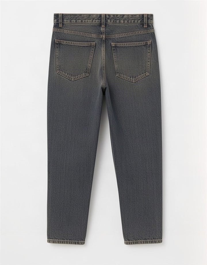 Zara Herre Distressed Tapered Jeans EU 40 Medium W31 L27 Blå Bomuld