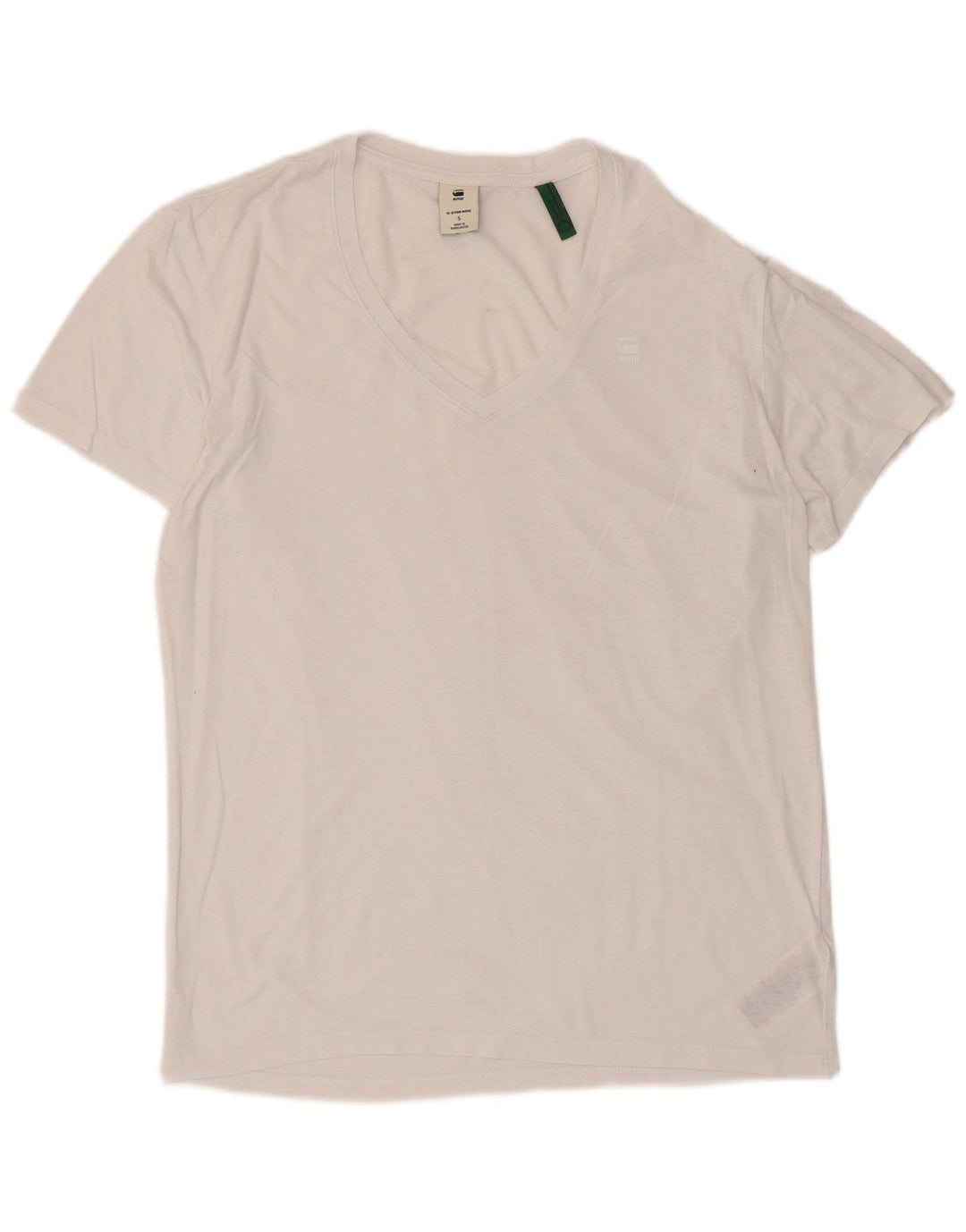 G-Star Herre T-Shirt Top Lille Hvid Bomuld