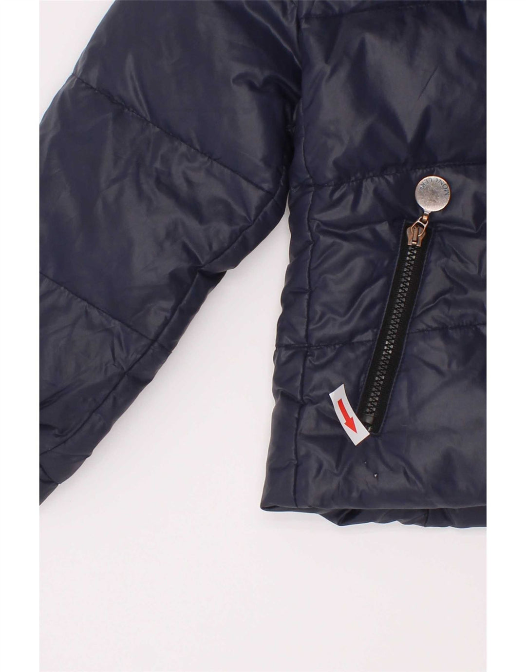 Moncler Baby Boys polstret jakke 18-24 måneder marineblå polyamid