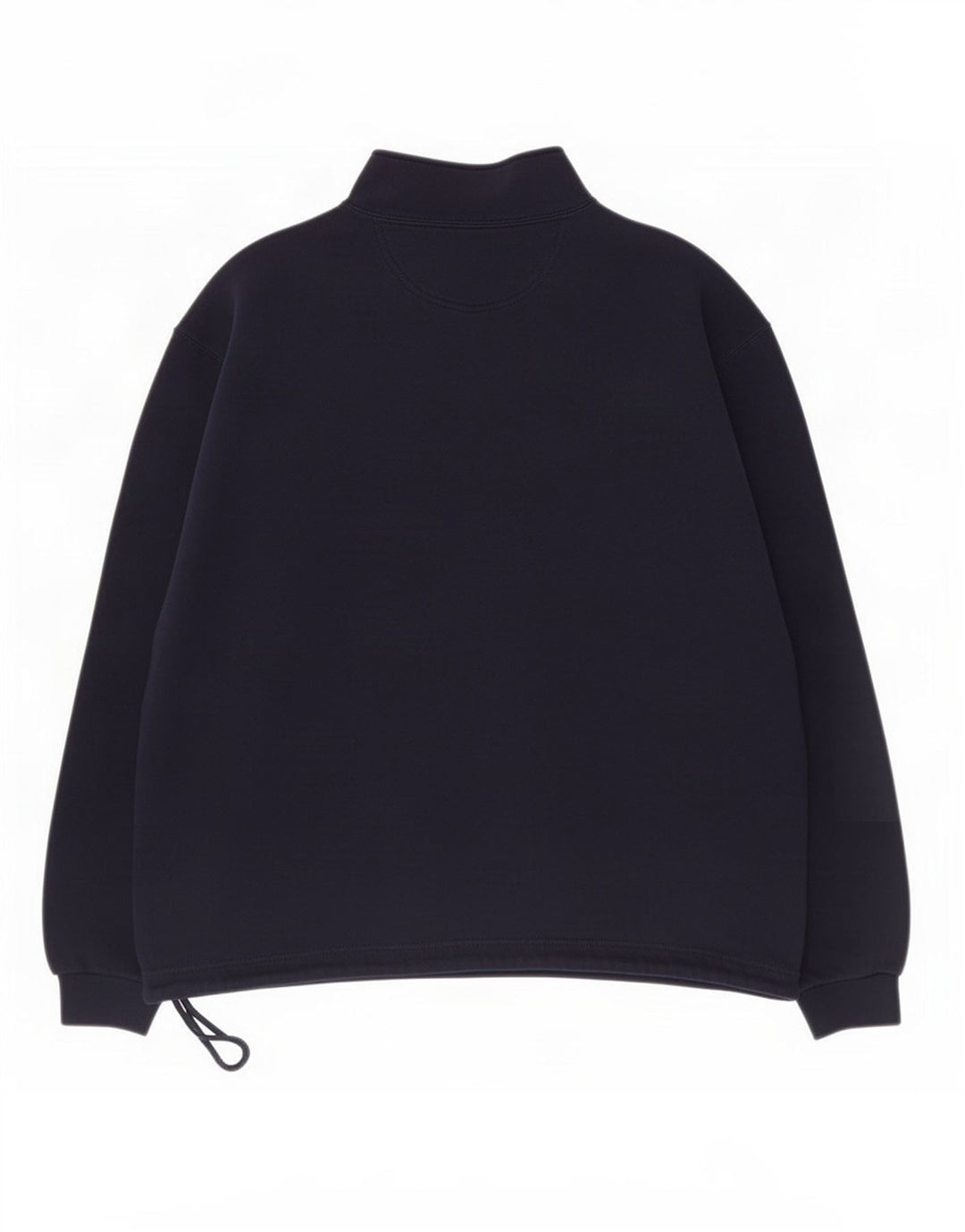 Champion Herre Zip Neck Sweatshirt Jumper Large Navy Blue