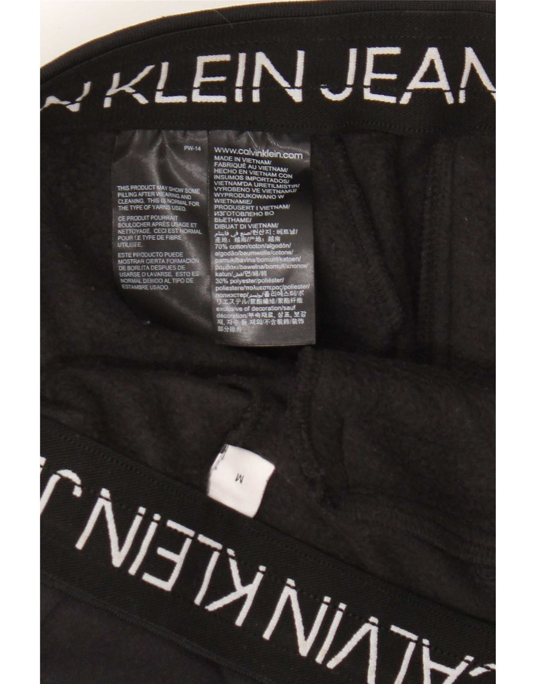 Calvin Klein Jeans Herre træningsdragt Bukser Medium Sort Bomuld