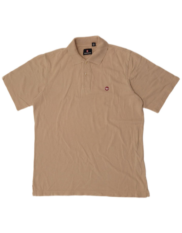 Murphy & Nye herre poloshirt 2XL beige bomuld