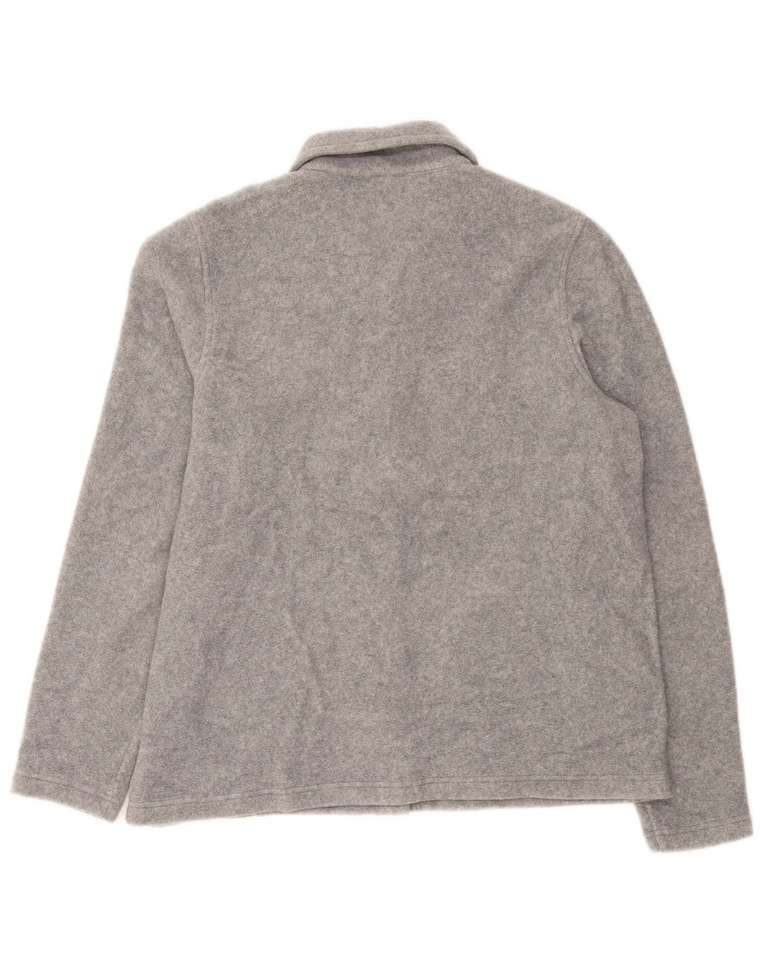 L.L.Bean Fleecejakke til kvinder UK 14 Medium Grey Polyester