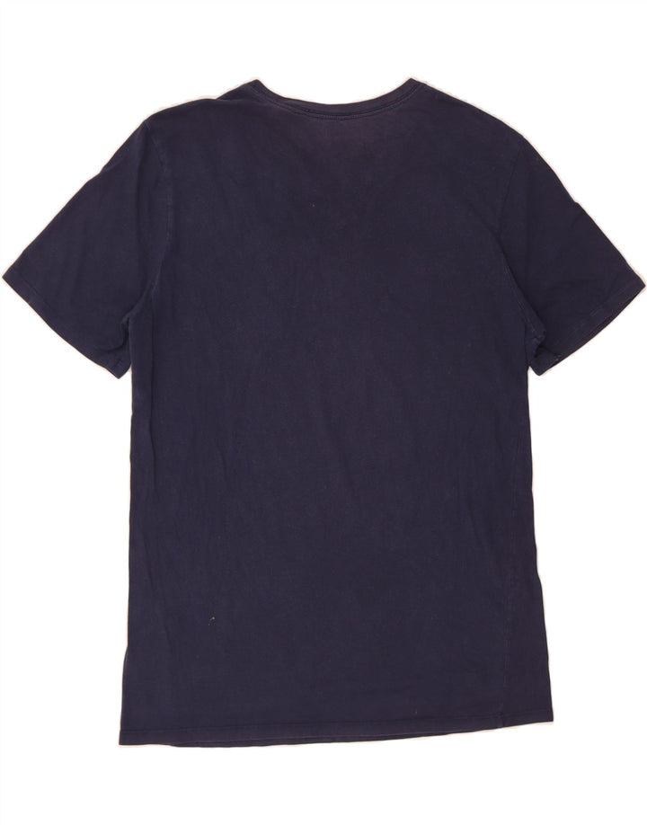 NIKE Mens Graphic T-Shirt Top Small Navy Blue Cotton Vintage Nike and Second-Hand Nike from Messina Hembry 
