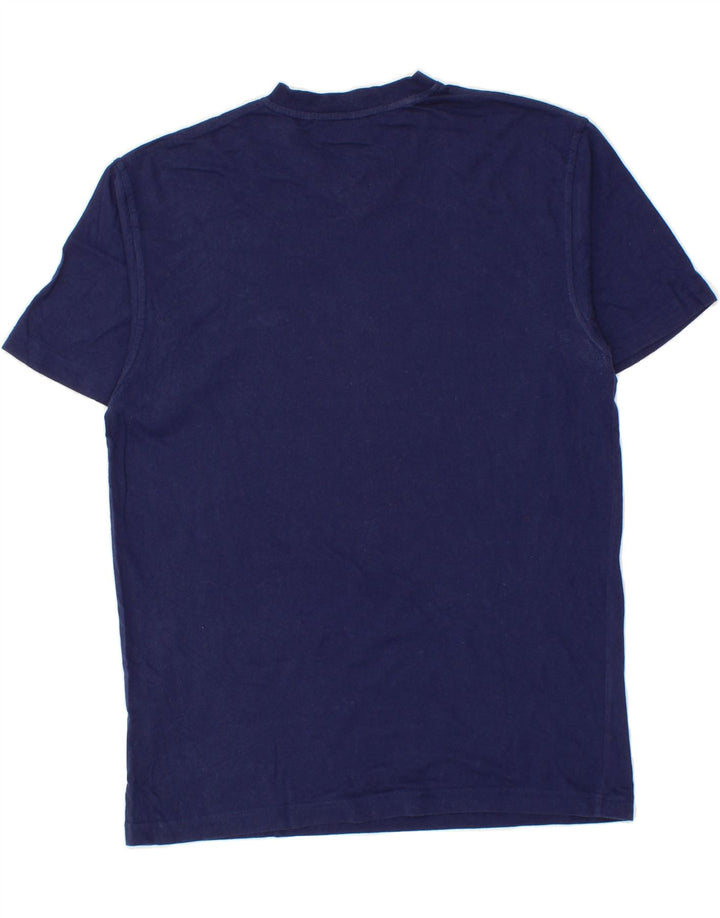 FILA Mens T-Shirt Top Small Navy Blue Cotton Vintage Fila and Second-Hand Fila from Messina Hembry 