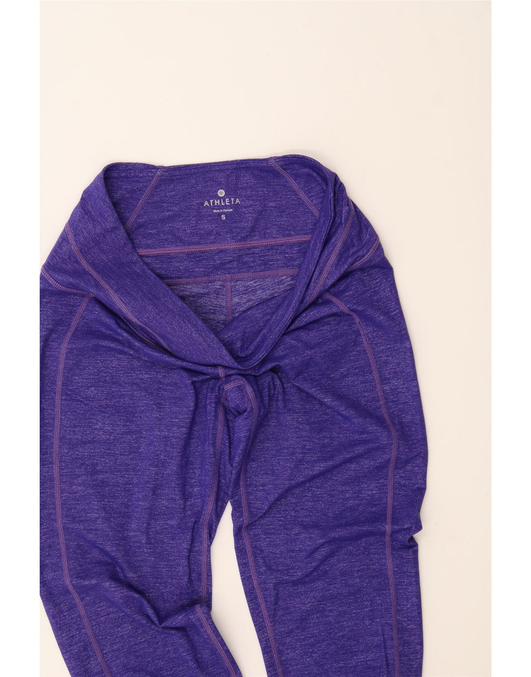 ATHLETA Womens Capri Leggings UK 10 Small Purple Nylon Vintage Athleta and Second-Hand Athleta from Messina Hembry 