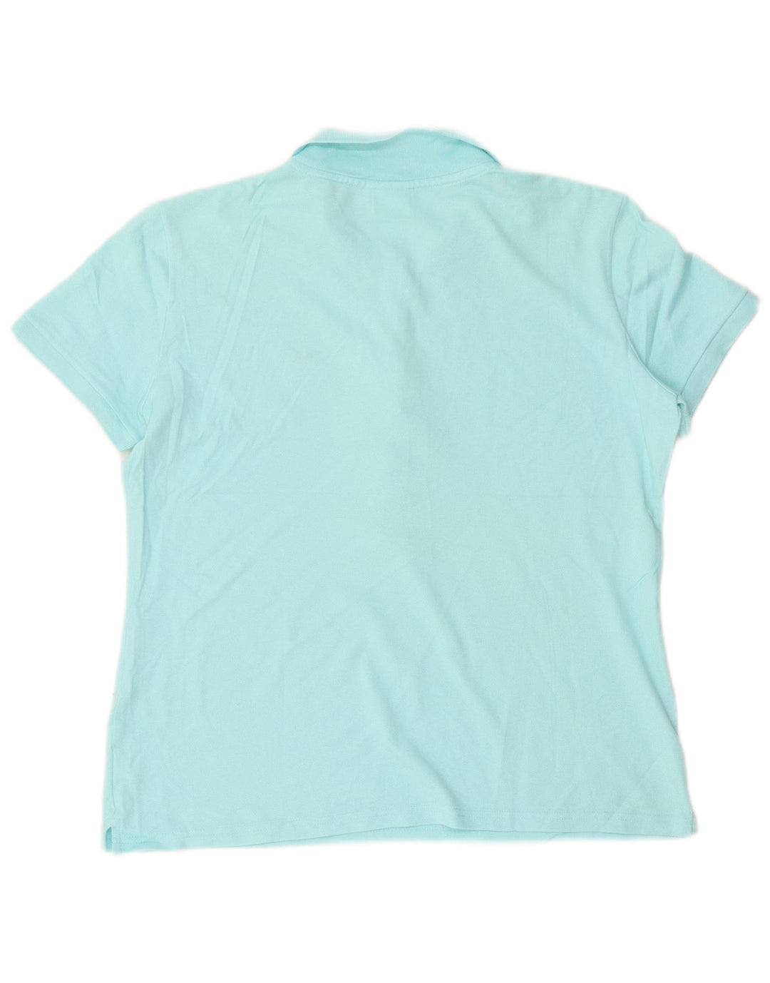 Lacoste Dame Polo Shirt Størrelse 46 XL Blå Bomuld