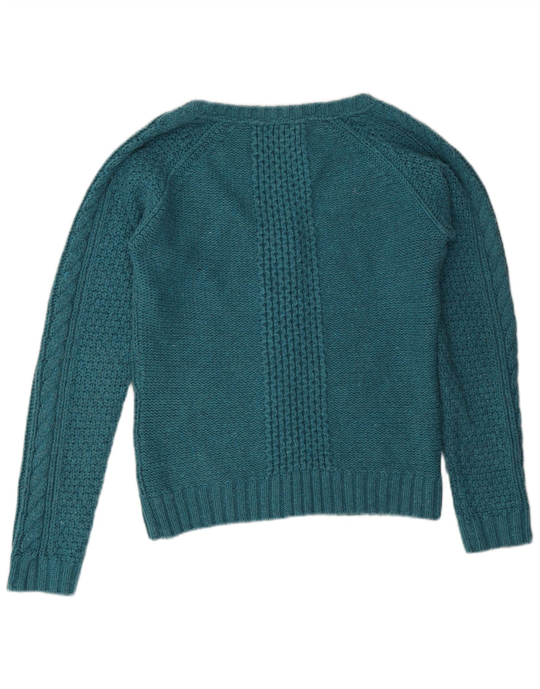 Fat Face Dame Oversized Cardigan Sweater UK 10 Small Blue Bomuld