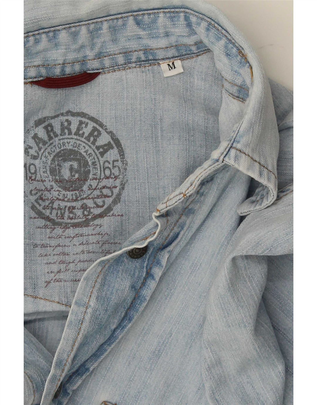 Carrera denimskjorte til mænd Medium blå bomuld