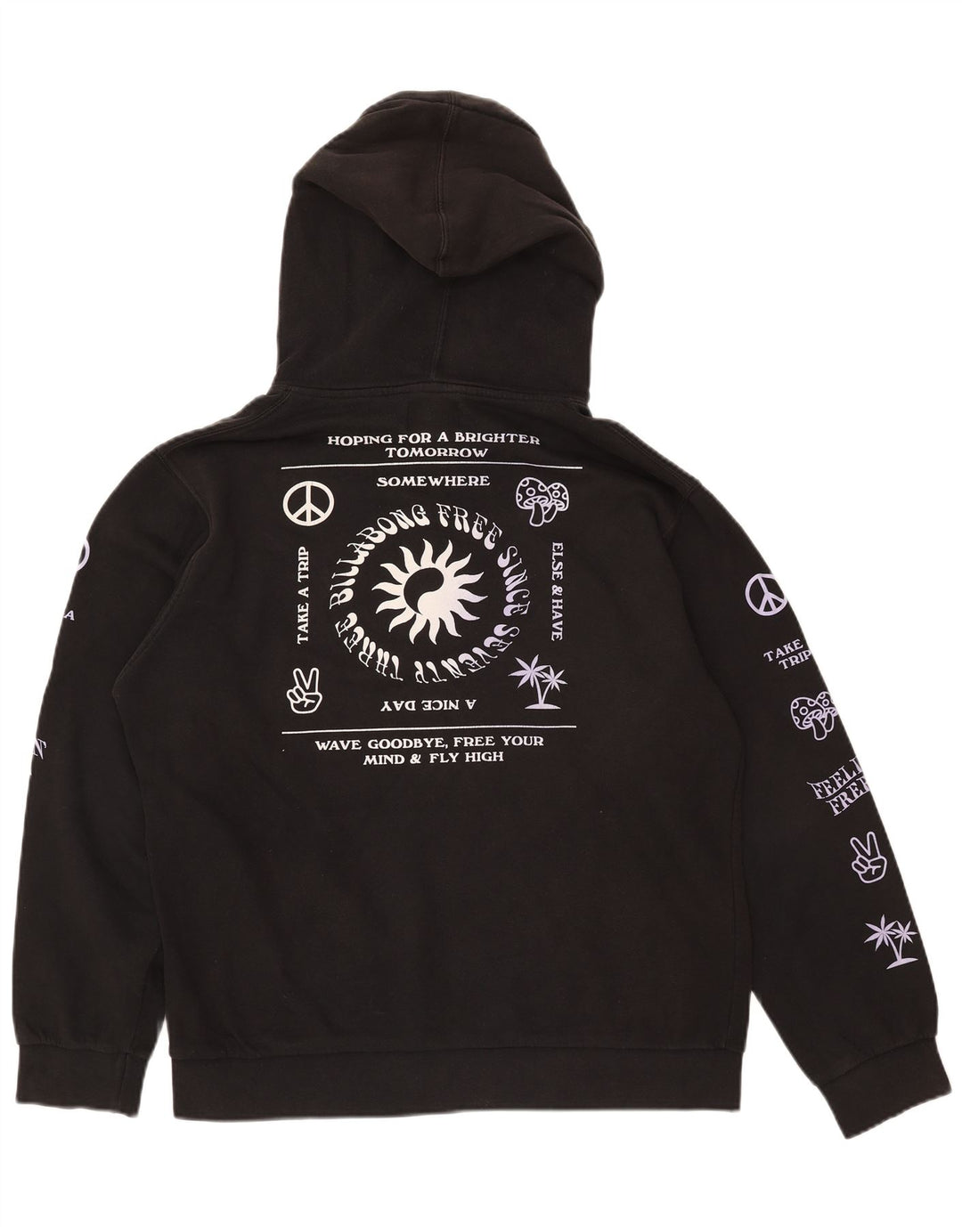 BILLABONG Grafisk hættetrøje til mænd mellem sort