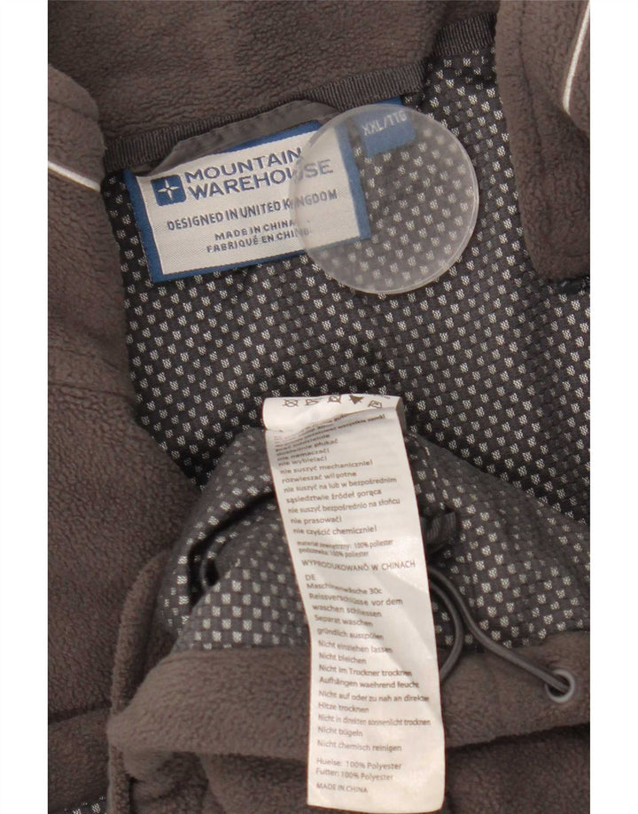Mountain Warehouse Herre Fleecejakke UK 44 2XL Grå Polyester