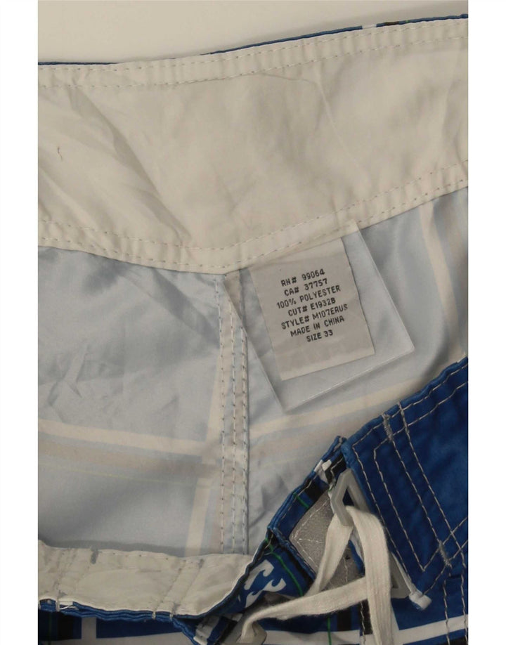 Billabong Badeshorts til mænd mellemblå ternet polyester