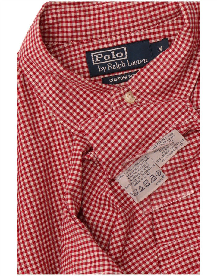 Polo Ralph Lauren Herre Custom Fit skjorte medium rød Gingham bomuld