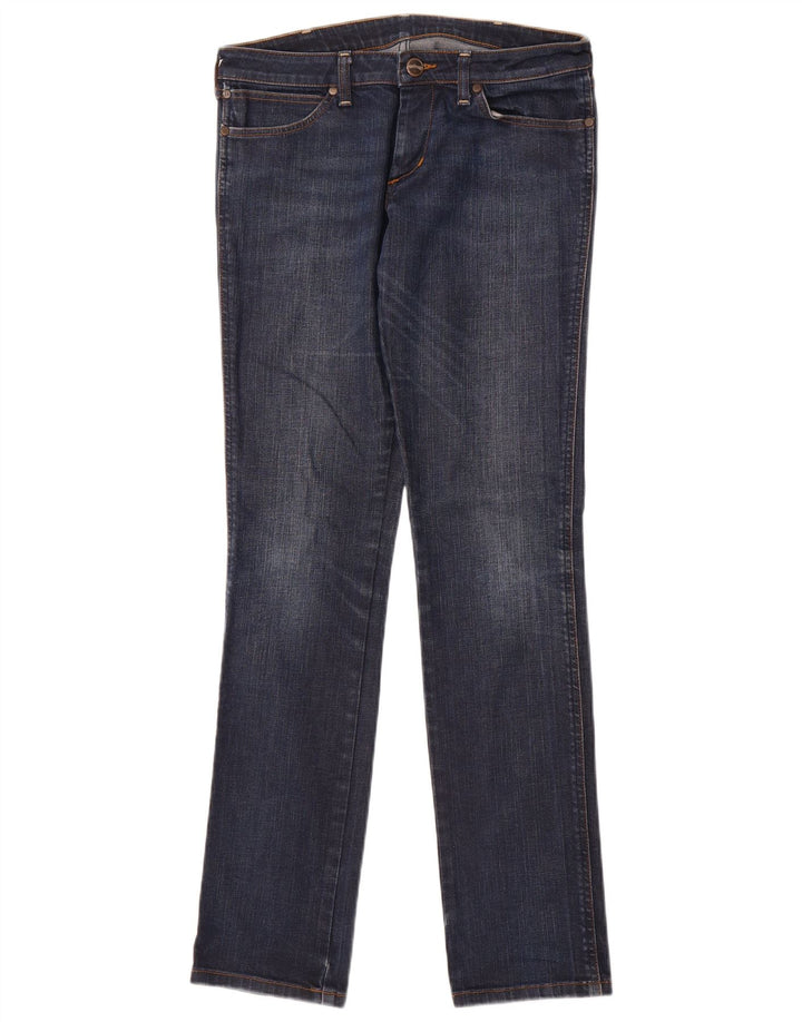 WRANGLER Womens Lia Slim Jeans W31 L34 Blue Cotton