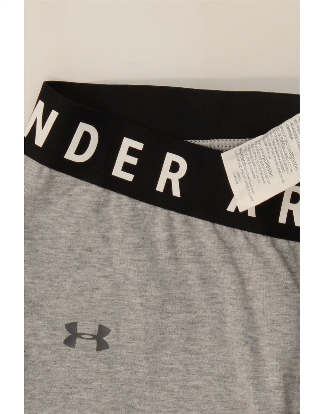 UNDER ARMOUR Womens Graphic Leggings UK 18 XL  Grey Cotton Vintage Under Armour and Second-Hand Under Armour from Messina Hembry 