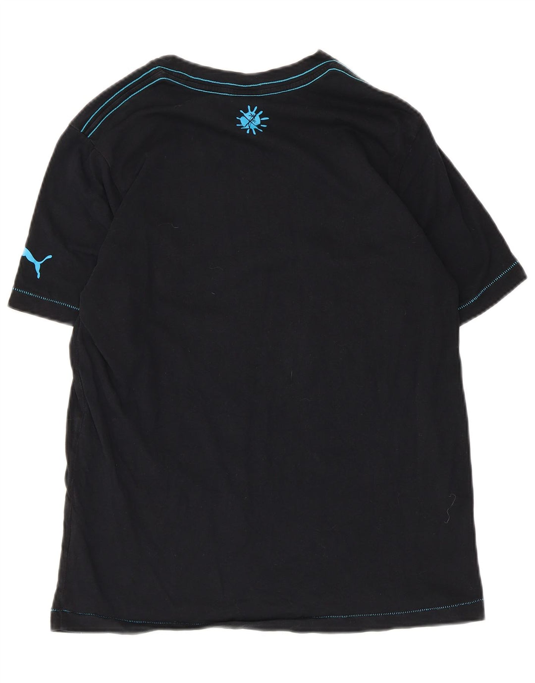 Puma Herre grafisk T-shirt top lille sort bomuld