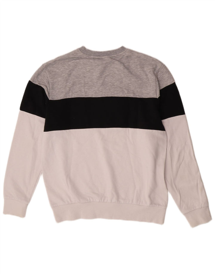 Fila Herre grafisk sweatshirt Jumper Medium Flerfarvet Colourblock Bomuld