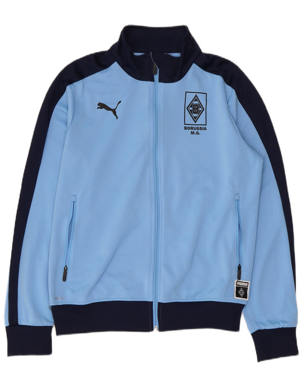 PUMA Borussia træningsdragt topjakke til kvinder UK 10 Small Blue Colourblock