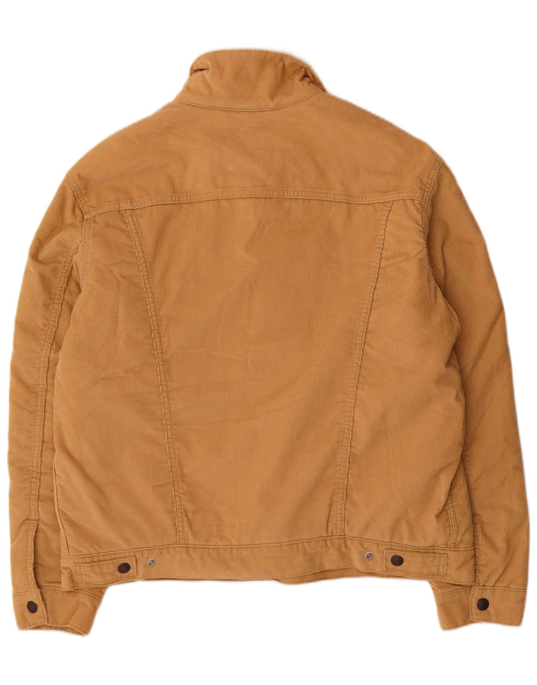 Levi's Herre Corduroy Sherpa Jacket UK 40 Stor Beige Bomuld
