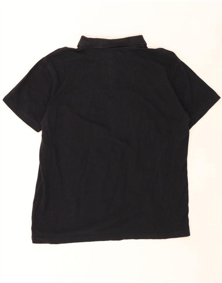 TRUSSARDI Mens Polo Shirt XL Black Vintage Trussardi and Second-Hand Trussardi from Messina Hembry 