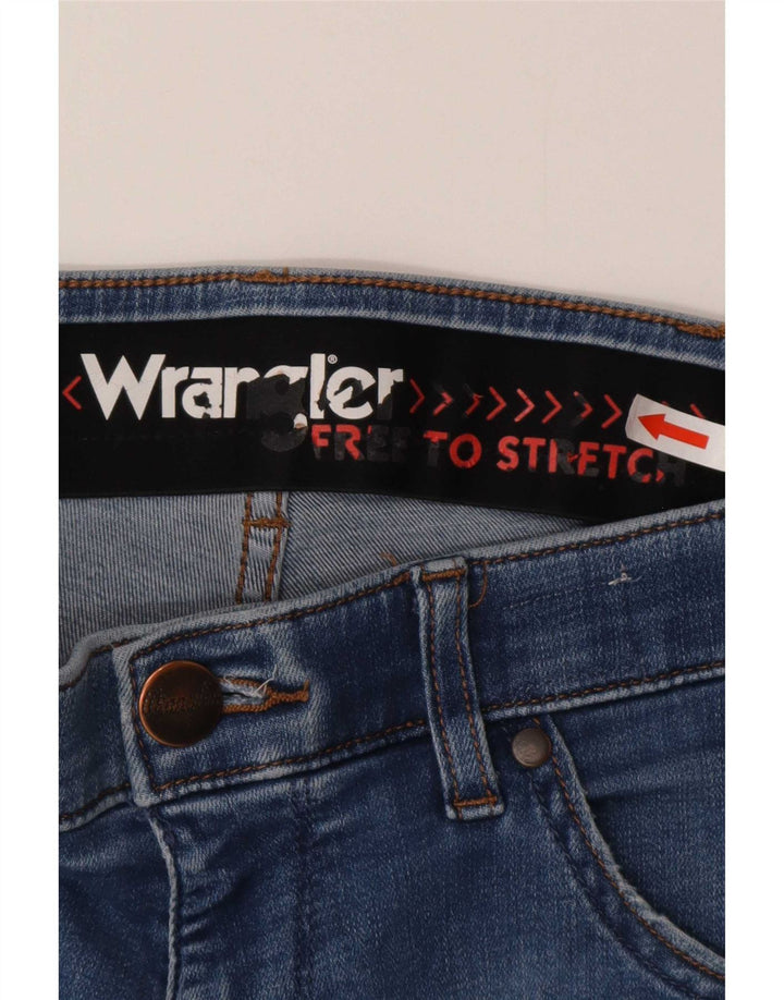 Wrangler Herre Larston Slim Jeans W30 L30 Blå Bomuld