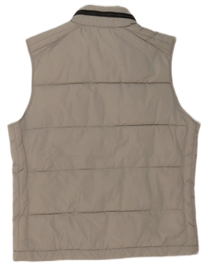 Zara Herre Polstret Gilet UK 40 Large Grå
