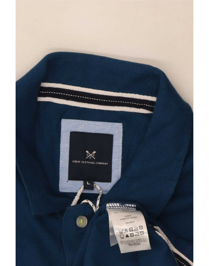 Besætningstøj Herre poloshirt Stor blå bomuld