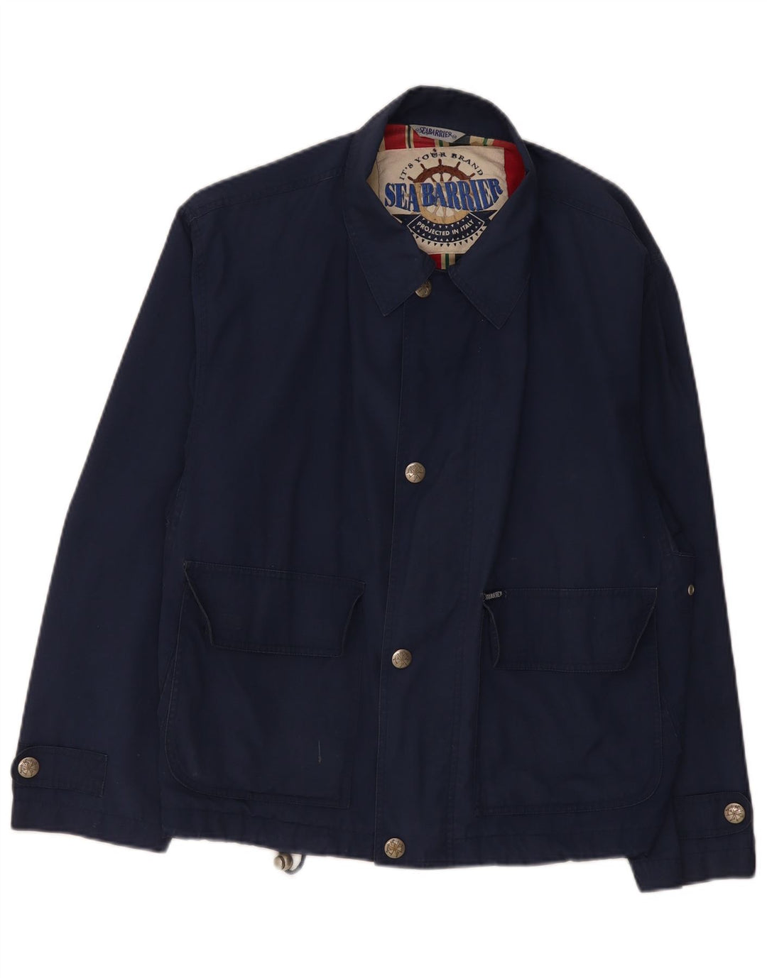 Sea Barrier Herre Bomber Jacket UK 38 Medium Navy Blue