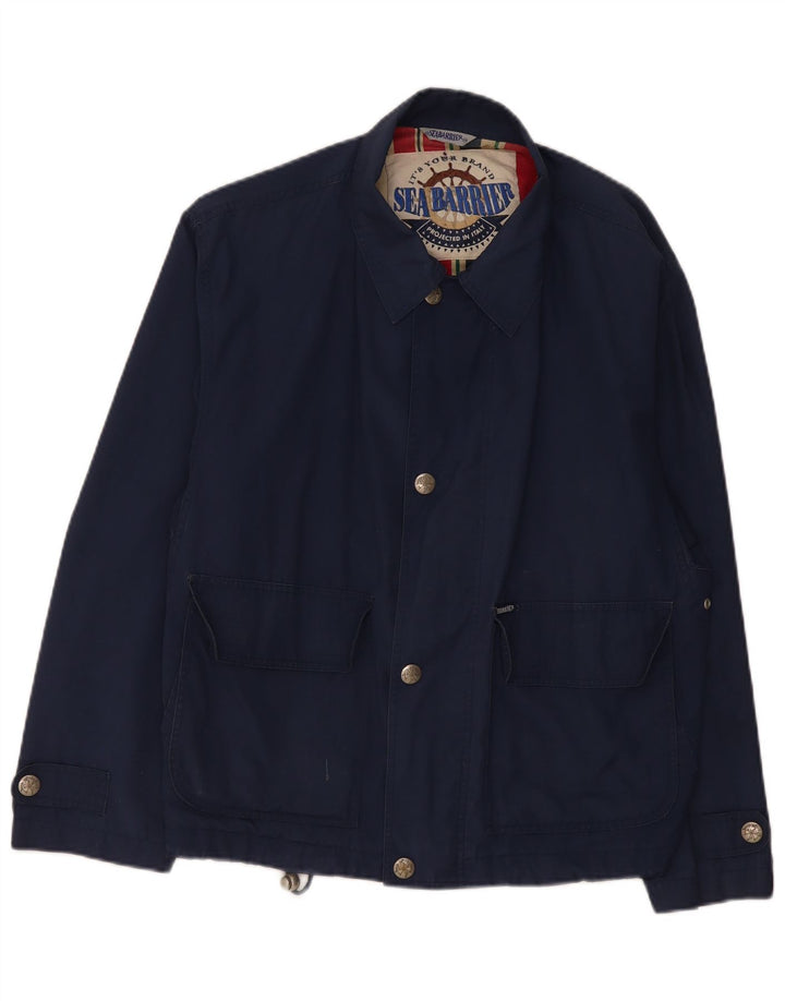 Sea Barrier Herre Bomber Jacket UK 38 Medium Navy Blue