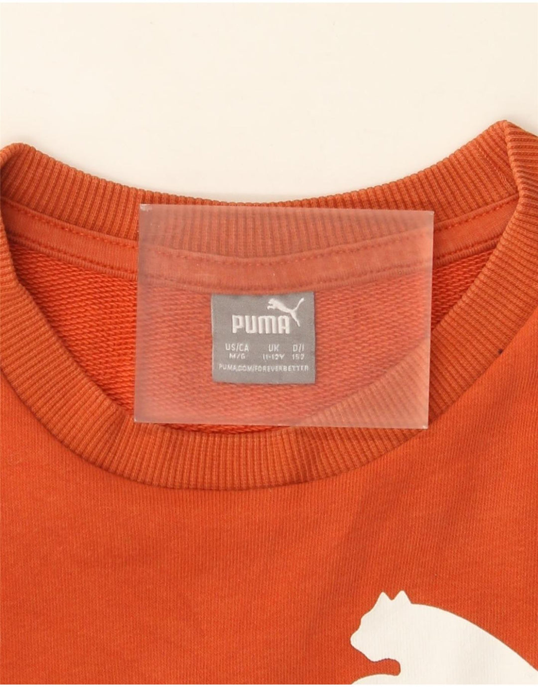 Puma Boys Grafisk Sweatshirt Jumper 11-12 år Orange