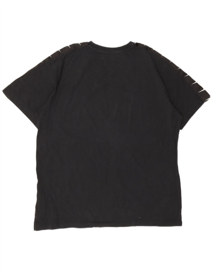 NIKE grafisk T-shirt top til mænd XL sort bomuld