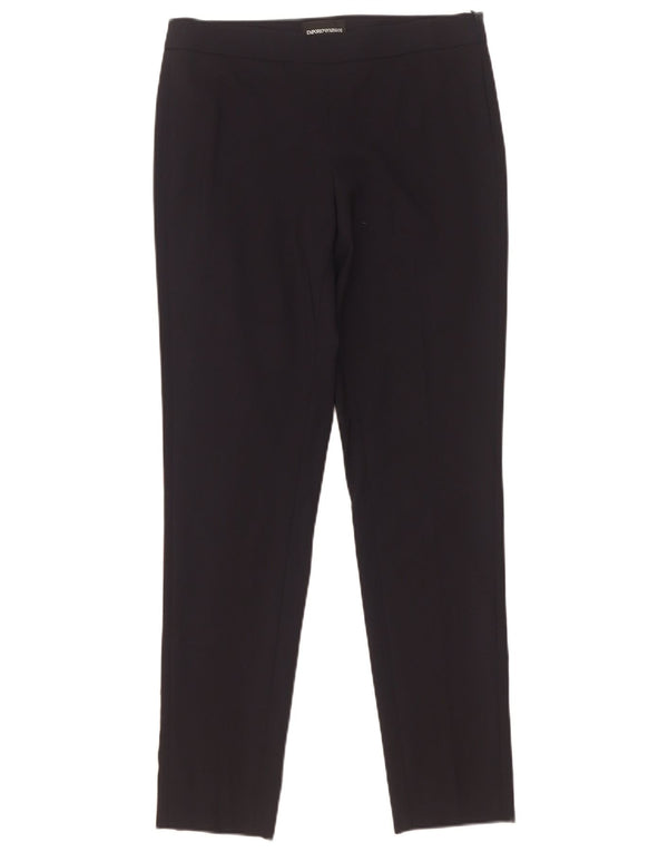 Armani Dame Slim Casual Bukser IT 38 XS W28 L29 Sort Uld