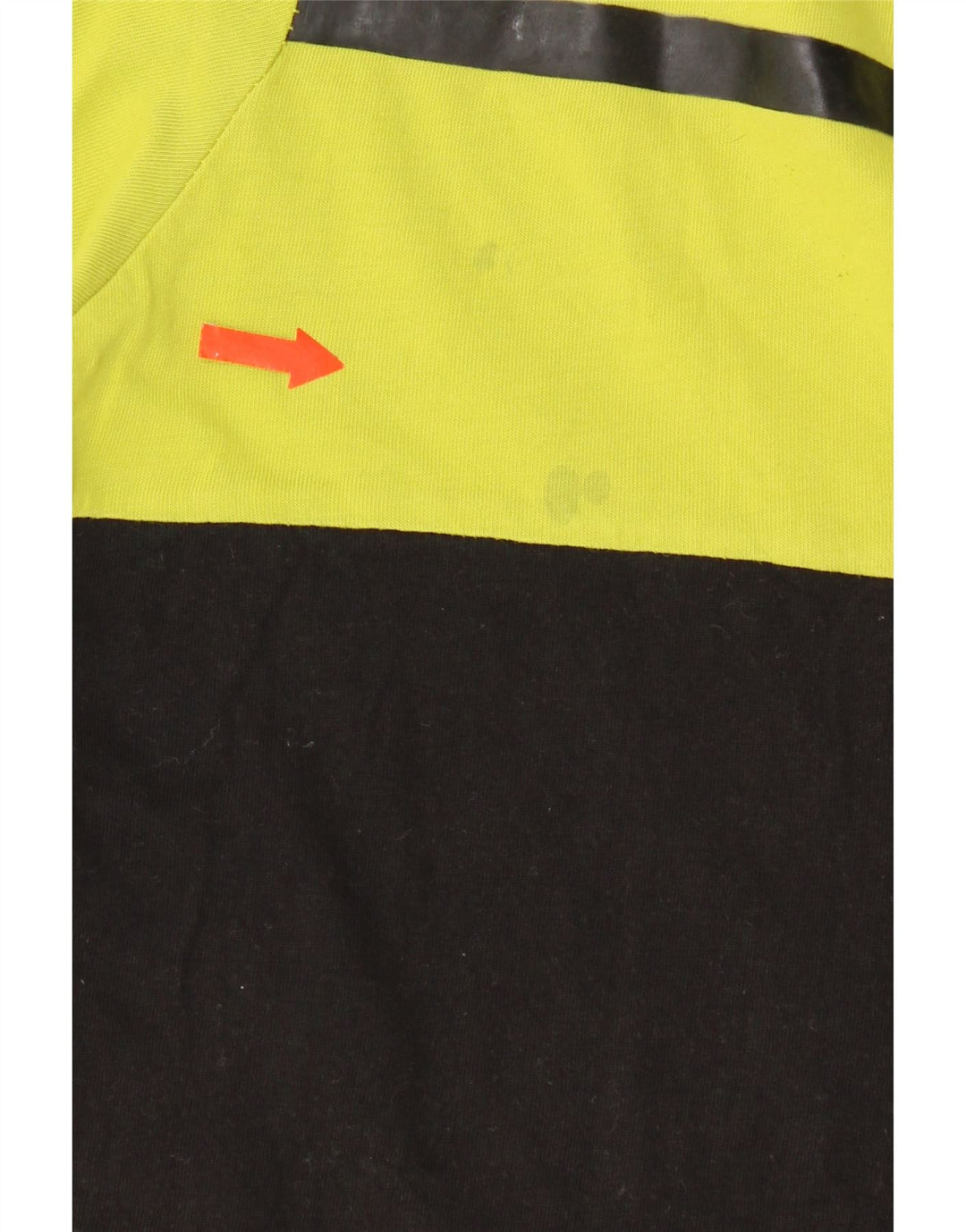 Fila Herre T-Shirt Top Stor Gul Colourblock Bomuld