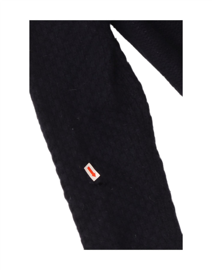 TOMMY HILFIGER sweater med sjalhals til kvinder UK 18 XL marineblå uld