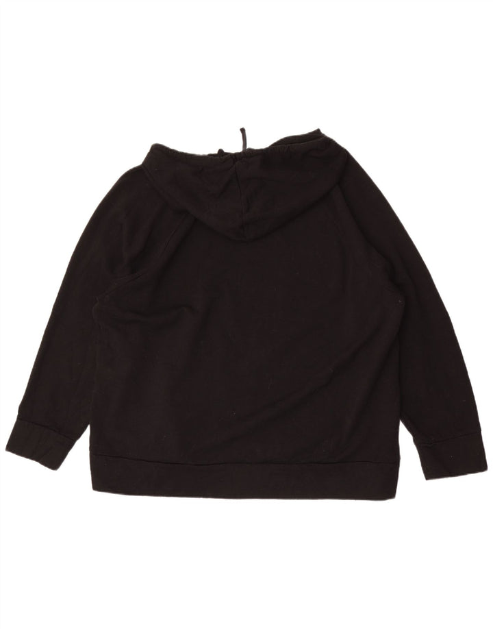 Eddie Bauer Dame Hættetrøje Jumper UK 20 2XL Sort Polyester