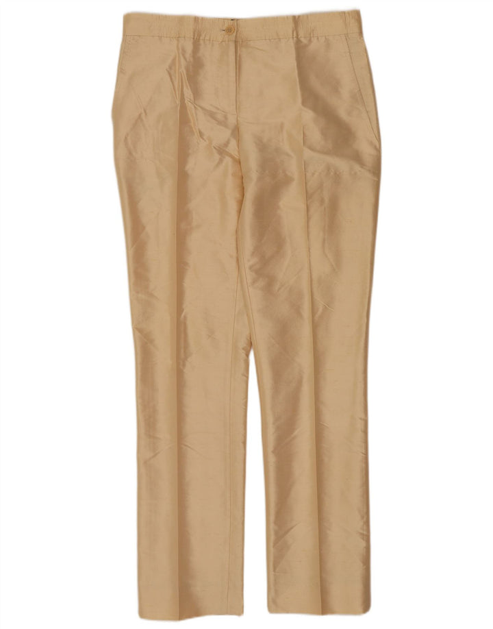 Aspesi Dame Slim Chino Bukser IT 42 Medium W30 L29 Beige Silke