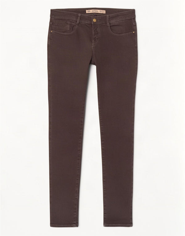 Zara Dame Trafaluc Slim Jeans EU 38 Small W28 L32 Grå Bomuld