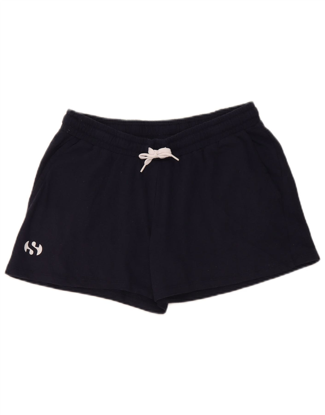 SUPERGA sportsshorts til kvinder UK 8 Små marineblå bomuld