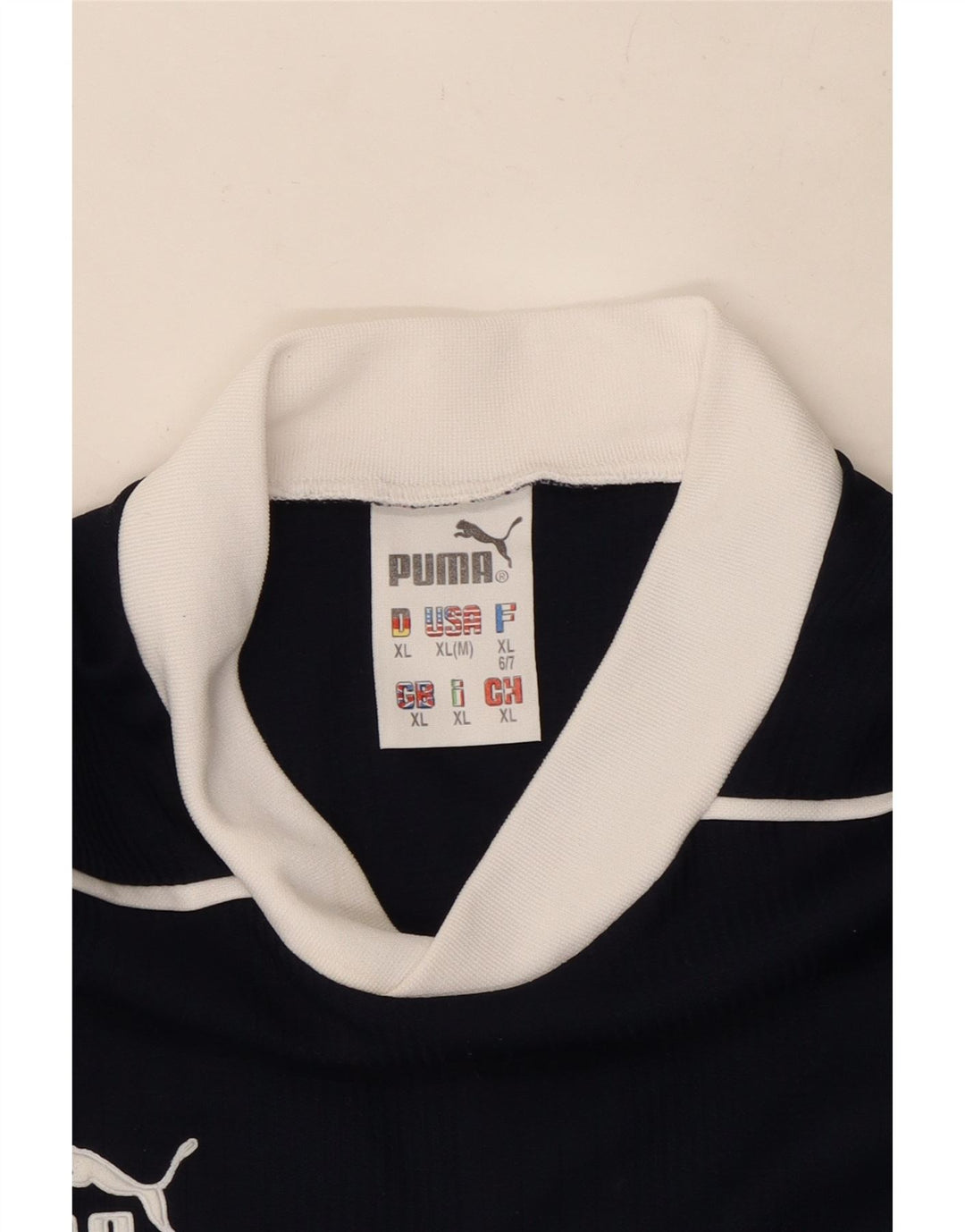 Puma herre T-shirt top XL marineblå