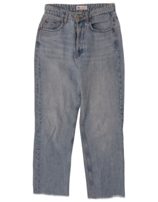 Zara Womens Tapered Jeans EU 36 XS W26 L26 Blå Bomuld