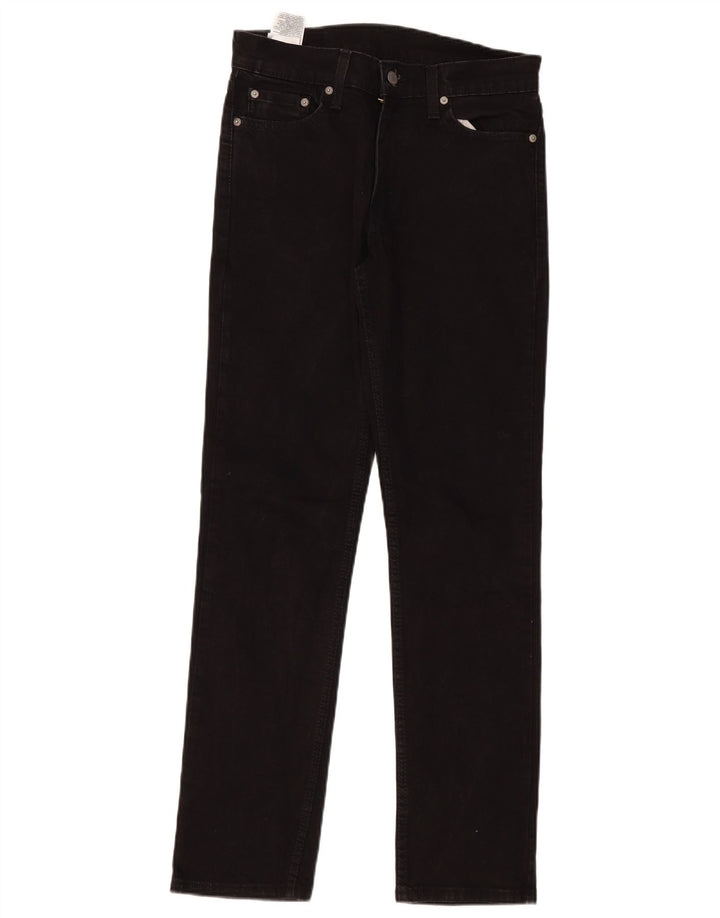 Levi's Herre 511 Slim Jeans W30 L32 Sort Bomuld