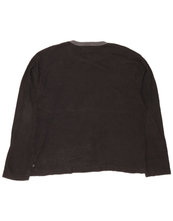 Calvin Klein Jeans Herre Top Langærmet 2XL Sort Bomuld