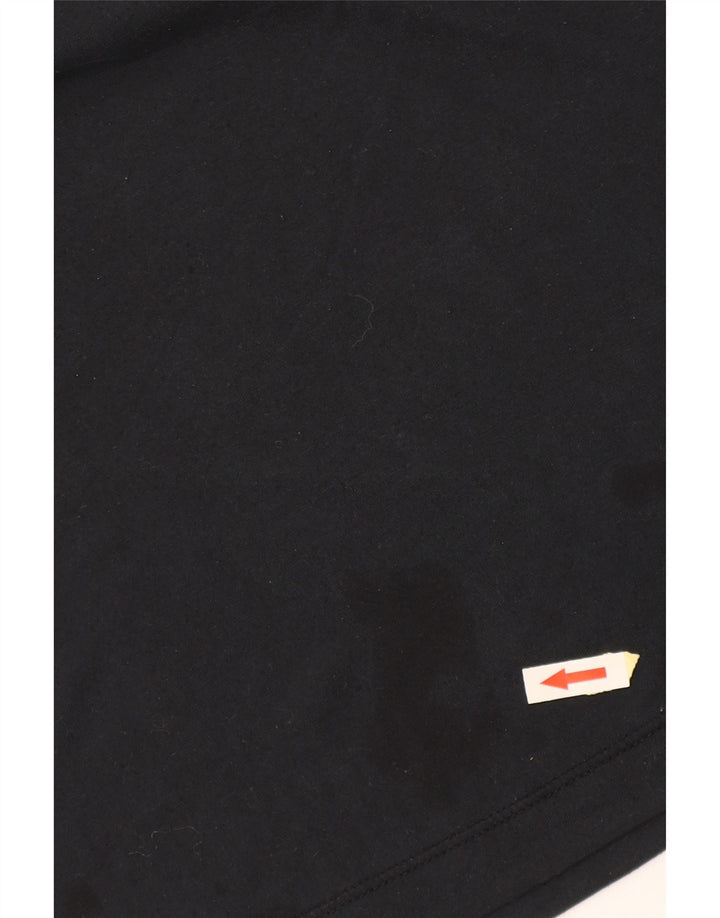 NIKE Grafisk T-shirt top til kvinder UK 14 Medium Navy Blue