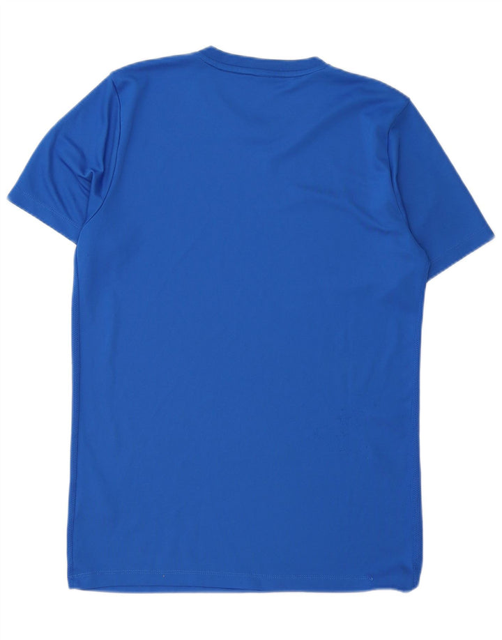 NIKE Mens T-Shirt Top Medium Blue Polyester