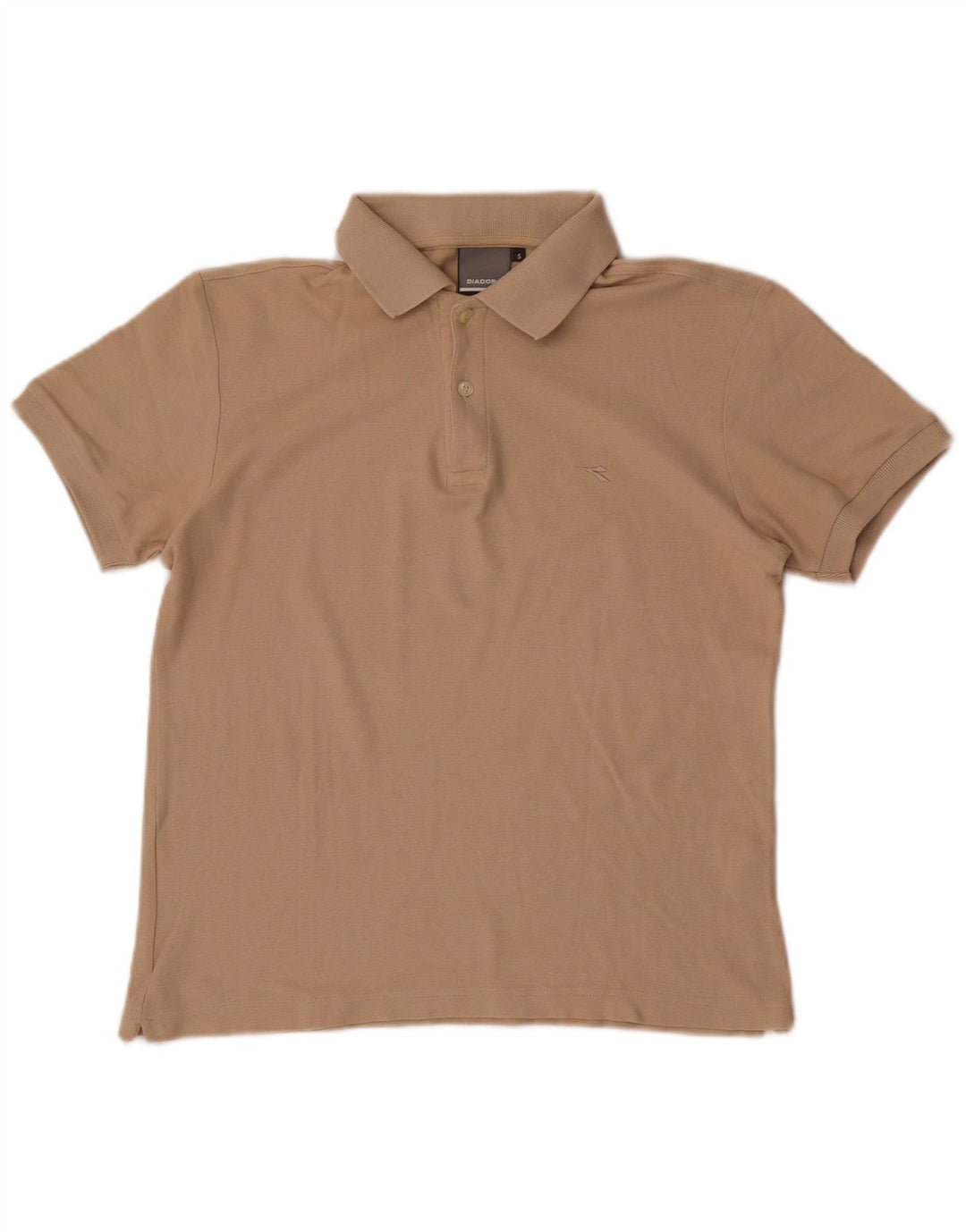 Diadora herre poloskjorte lille beige bomuld